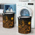 Northern Mariana Islands Laundry Basket - Polynesian Turtle Hibiscus Gold - Polynesian Pride