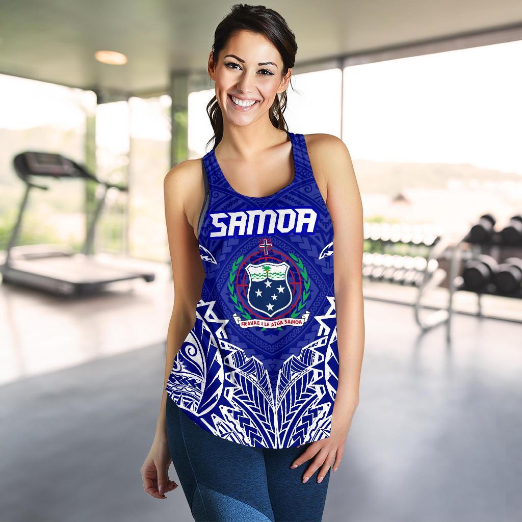 Samoa Premium Racerback Tank A7 - Polynesian Pride