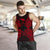 Papua New Guinea Polynesian Men Tank Top Map Red - Polynesian Pride
