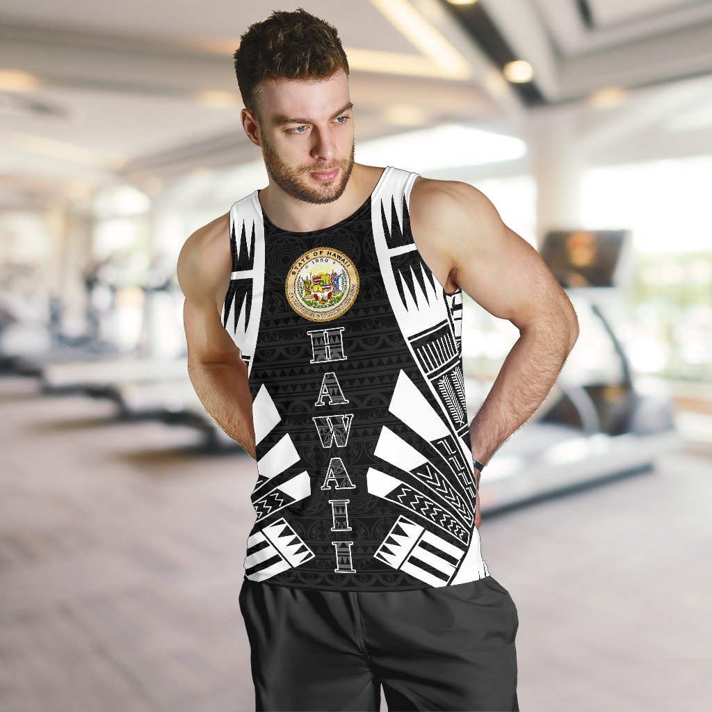 Hawaii Men Tank Top - Polynesian Tattoo Black - Polynesian Pride