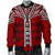 Tonga Polynesian Men's Bomber Jacket - Tongan Ngatu Pattern - Polynesian Pride