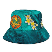 Tahiti Polynesian Bucket Hat - Manta Ray Ocean - Polynesian Pride