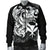 Polynesian Hawaii Men's Bomber Jacket - Kanaka Maoli White Turtle - Polynesian Pride