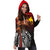 Papua New Guinea Women's Hoodie Dress Polynesian Palm Tree Flag - Polynesian Pride