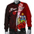Polynesian Custom Personalised Men's Bomber Jacket - Coat Of Arm With Hibiscus - Polynesian Pride