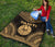 Tahiti Premium Quilt - Tahiti Flag Polynesian Chief Gold Version - Polynesian Pride
