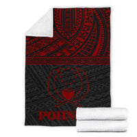 Pohnpei Premium Blanket - Micronesian Red Version - Polynesian Pride