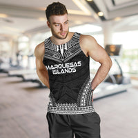 Marquesas Islands Men's Tank Top - Polynesian Chief Black Version - Polynesian Pride