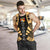 Tonga Men Tank Top - Polynesian Tattoo Gold - Polynesian Pride