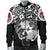 Tonga Polynesian Bomber Jacket (Men) - Tongan Pride (White) - Polynesian Pride