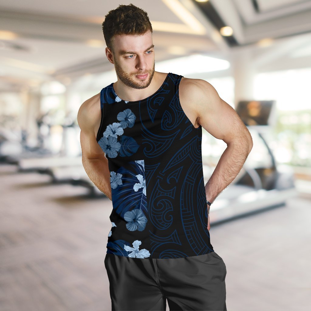 Tropical Polynesian - Hawaiian Men's Tank Top - Curtis Style - Polynesian Pride