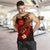 Tahiti Polynesian Men's Tank Top - Plumeria Flowers And Waves - Polynesian Pride