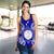 Northern Mariana Islands Polynesian Women Tank Top Map Blue - Polynesian Pride