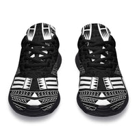 Norfolk Island Sport Sneakers - Polynesian Tattoo Black - Polynesian Pride