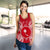 Chuuk Polynesian Women Tank Top Map Red White - Polynesian Pride