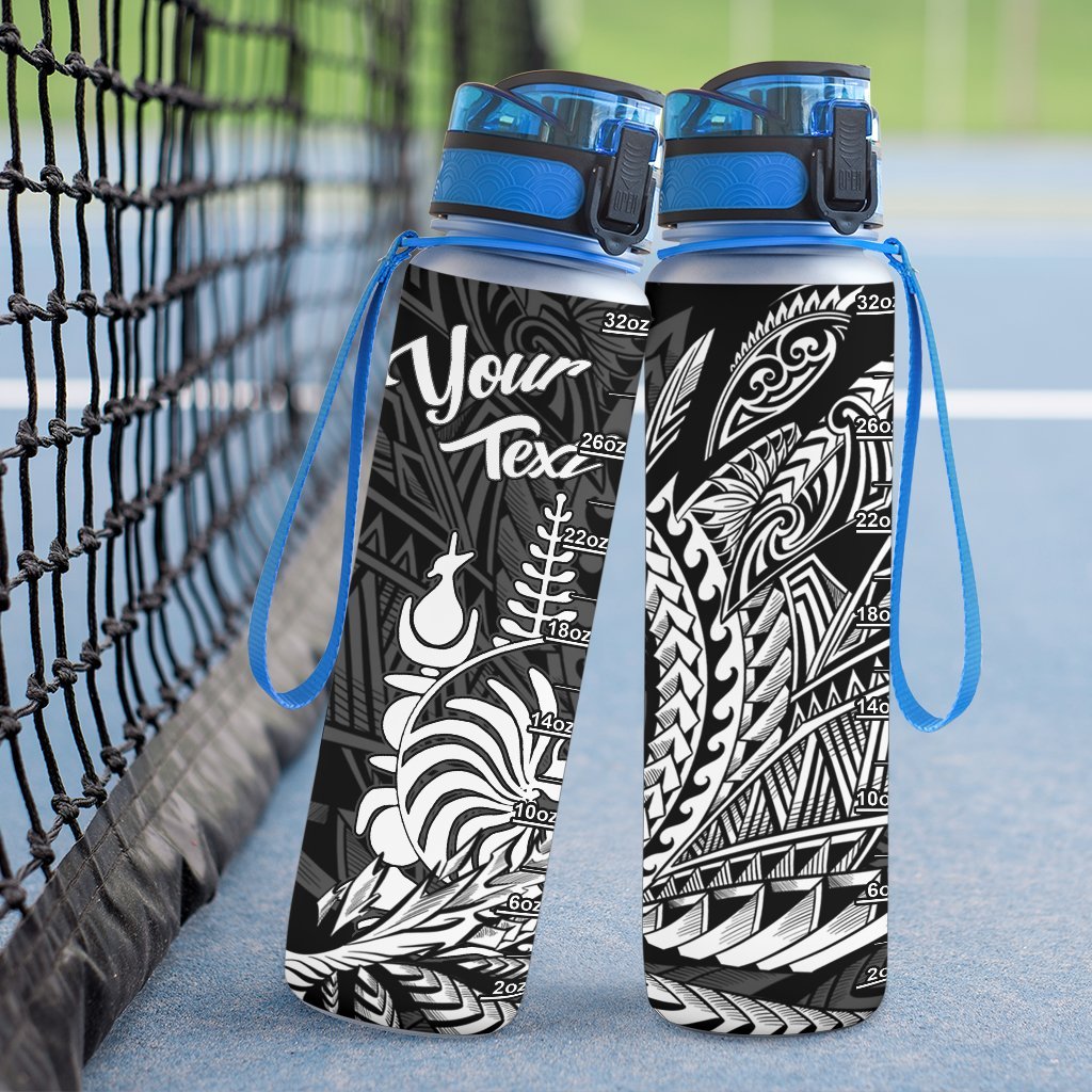 New Caledonia Custom Personalised Hydro Tracking Bottle - Wings Style - Polynesian Pride