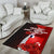 Wallis and Futuna Polynesian Area Rug - Coat Of Arm With Hibiscus - Polynesian Pride