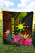 The Philippines Polynesian Personalised Premium Quilt - Hibiscus and Banana Leaves - Polynesian Pride