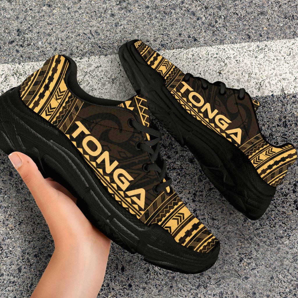 Tonga Chunky Sneakers - Polynesian Chief Gold Version - Polynesian Pride