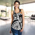(Custom Personalised) Polynesian Guinea Women's Tank Top - Moana Maui Tattoo With Coat Of Arm Guinea White - Polynesian Pride