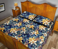 Vintage Floral Quilt Bed Set - Polynesian Pride