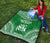 Norfolk Island Premium Quilt - Norfolk Island Coat Of Arms Polynesian Chief Green Version - Polynesian Pride