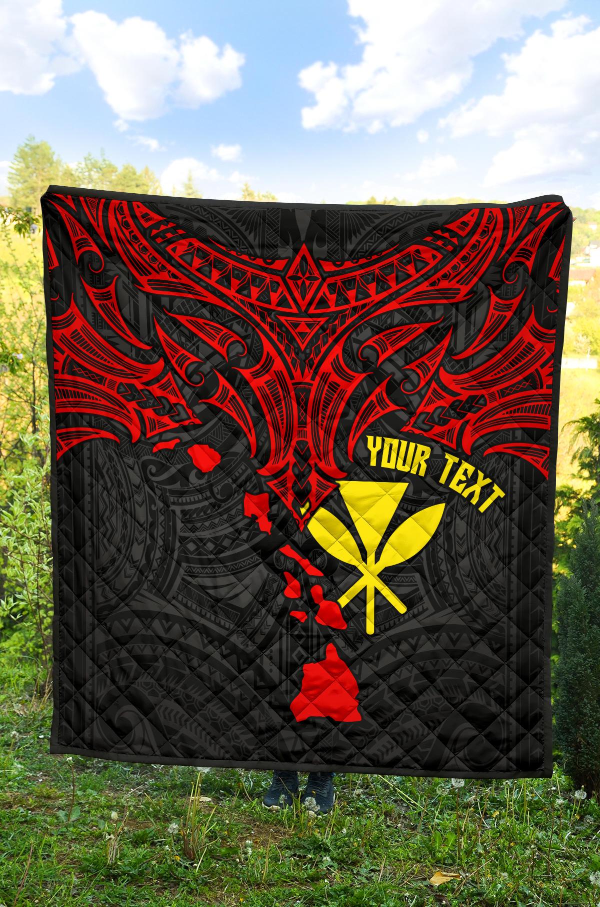 Hawaii Custom Personalised Premium Quilt - Polynesian Whale Tail - Polynesian Pride