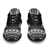 Cook Islands Sporty Sneakers - Polynesian Chief Black Version - Polynesian Pride