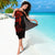 Hawaii Turtle Ohana Hibiscus Poly Sarong - Orange - Polynesian Pride