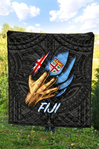 Fiji Premium Quilt - Fiji In Me (Black) - Polynesian Pride