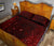 New Zealand Quilt Bed Set, Maori Gods Quilt And Pillow Cover Tumatauenga (God Of War) - Red - Polynesian Pride