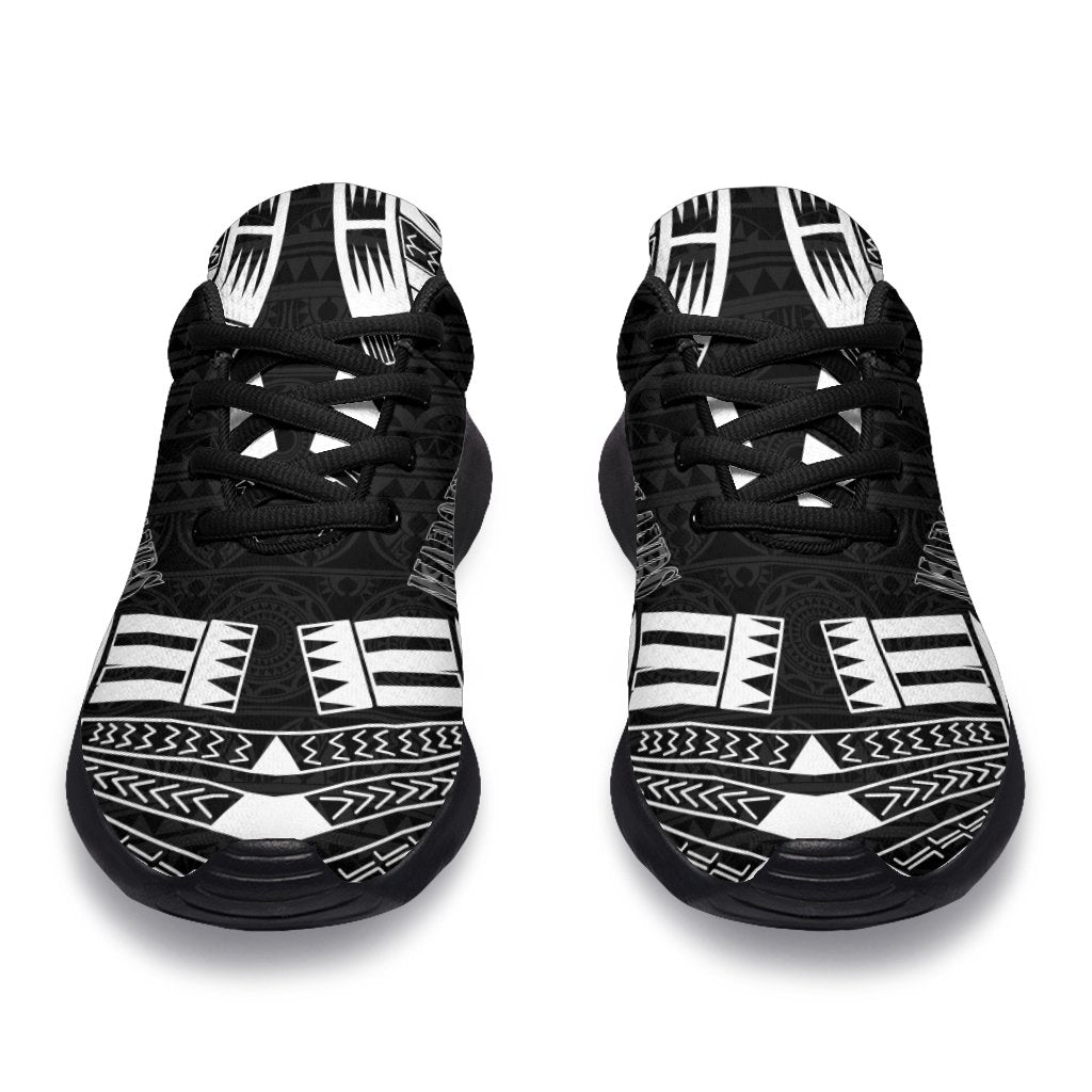 Marquesas Islands Sport Sneakers - Polynesian Tattoo Black - Polynesian Pride