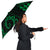 Seal Of Hawaii Polynesian Umbrella Green - Circle Style - Polynesian Pride