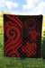 Cook Islands Premium Quilt - Red Tentacle Turtle - Polynesian Pride