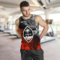 Guam Polynesian Personalised Men's Tank Top - Vintage Polynesian - Polynesian Pride