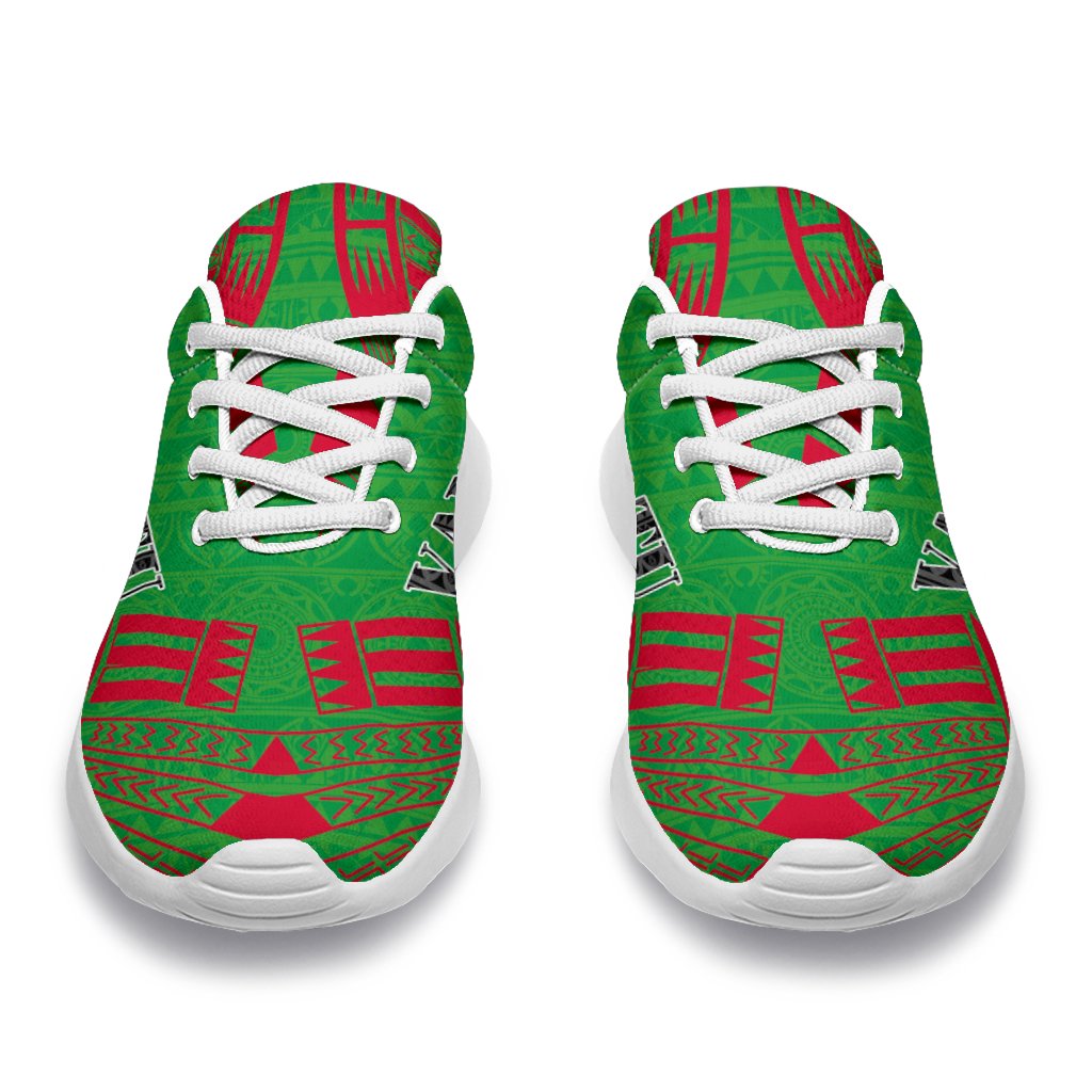 Vanuatu Sport Sneakers - Polynesian Tattoo Flag - Polynesian Pride