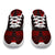 Society Islands Sport Sneakers - Polynesian Tattoo Red - Polynesian Pride