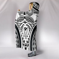 Polynesian Hooded Blankets - Guam Flag, Seal with Maui Moana Tattoo - Polynesian Pride