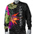Polynesian Custom Personalised Men's Bomber Jacket - Hibiscus Pattern - Polynesian Pride