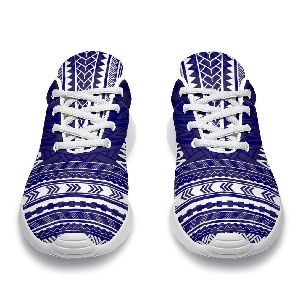 American Samoa Sporty Sneakers - Polynesian Chief Flag Version - Polynesian Pride