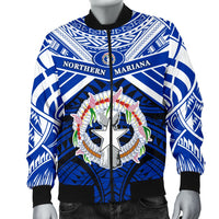 Northern Mariana Islands Rugby Men Bomber Jacket Spirit - CNMI - Polynesian Pride