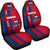 Samoa Rugby Car Seat Covers Siva Tau Universal Fit Red - Polynesian Pride