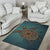 Turtle Flower Pattern Culture Area Rug AH - Polynesian Pride