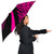 Seal Of Hawaii Umbrella Pink - Circle Style - Polynesian Pride