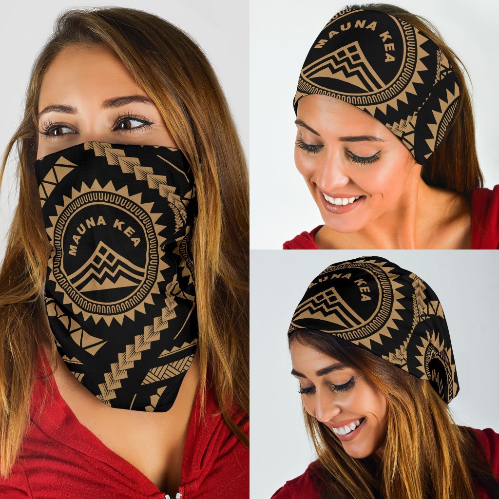 Hawaiian Mauna Kea Gold Bandana 3 - Pack - Polynesian Pride
