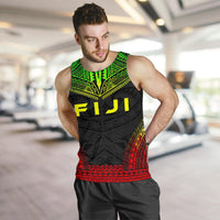Fiji Men's Tank Top - Polynesian Chief Reggae Version - Polynesian Pride