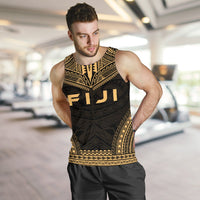 Fiji Men's Tank Top - Polynesian Chief Gold Version - Polynesian Pride