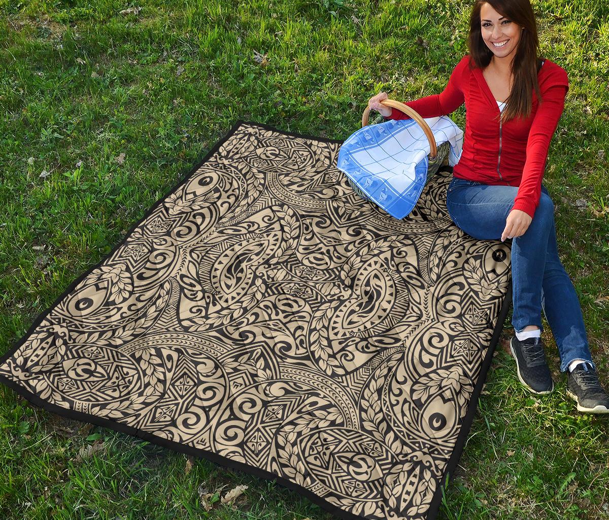 Polynesian Premium Quilt Royal - Polynesian Pride