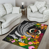 Vanuatu Area Rug - Custom Personalised Seal Spiral Polynesian Patterns - Polynesian Pride