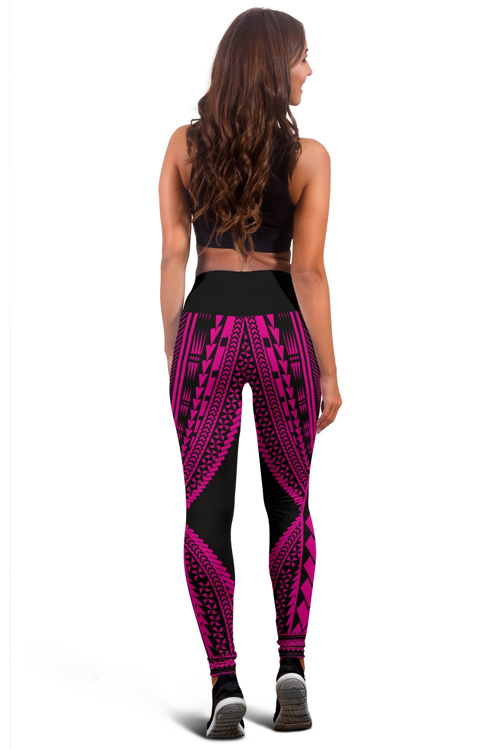 Hawaii Polyneisan Pink Color Special Tribal Women's Leggings - Polynesian Pride